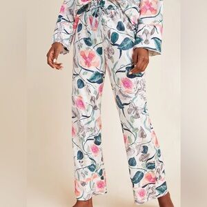 Anthropologie Malin Gyllensvaan Magnolia Flannel Sleep Pants